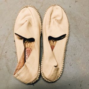 Viscata Beige Portbou Canvas Espadrilles